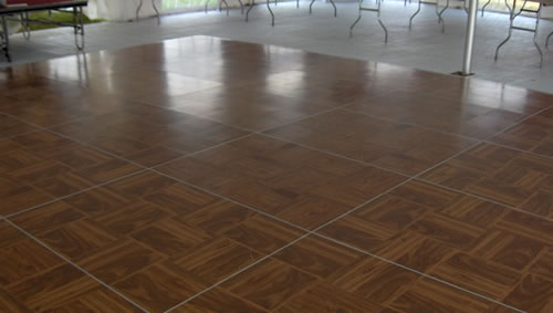 Portable dance floor rental